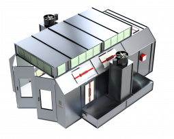ETL-Listed Side Downdraft Paint Booth